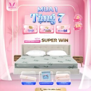 NỆM CAO SU THIÊN NHIÊN SUPPER WIN THẮNG LỢI