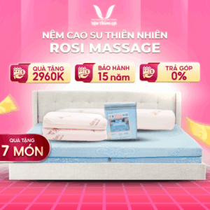 NỆM CAO SU THIÊN NHIÊN ROSI MASSAGE