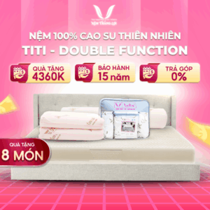 NỆM 100% CAO SU THIÊN NHIÊN THẮNG LỢI TITI – DOUBLE FUNCTION