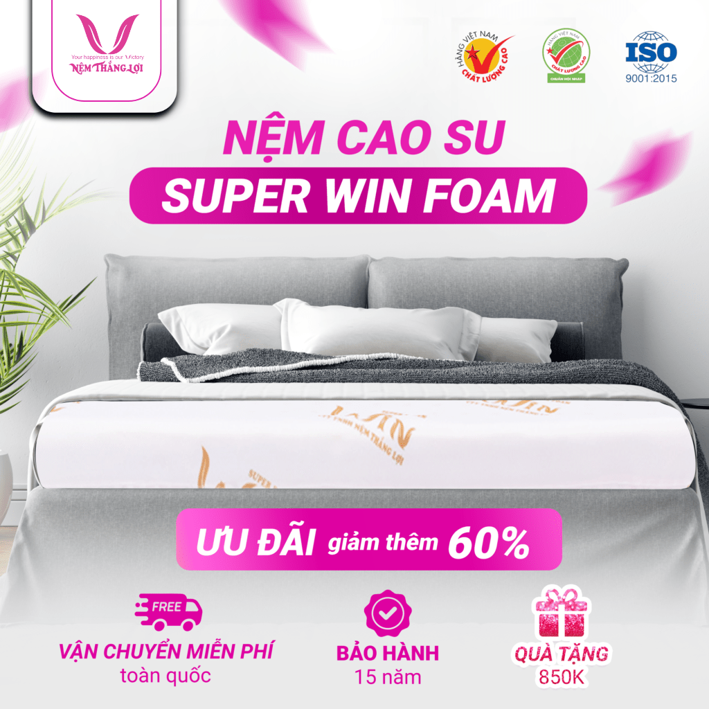 NỆM SUPER WIN FOAM THẮNG LỢI